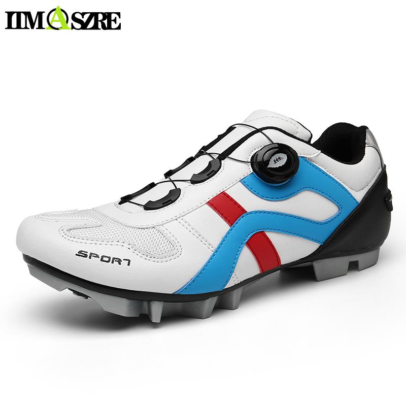 

Cycling Footwear Sports Shoes Sneaker Mtb Side Bike Route Road Mountain Men Women039s Cleat Flat Male Racing, Red rubber