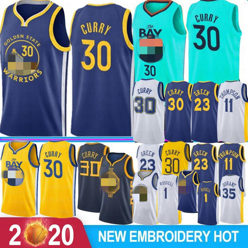 

Retro Stephen 30 Curry Basketball Jerseys Klay 11 Thompson 33 Wiseman Sale 2021 Mens, Black;red