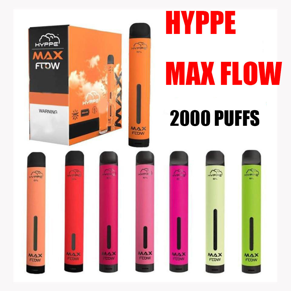 

Hyppe Max Flow Disposable Vapes Pen Pod Device Kit Local Vape starter Kit disposable e cigarettes 2000 puffs disposable vape VS puff bars