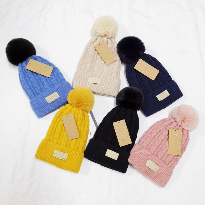 

Winter spring woman Hats man Travel boy Fashion adult Beanies Skullies Chapeu Caps Cotton Ski ca ps girl pink hat keep warm cap 6color yellow black blue