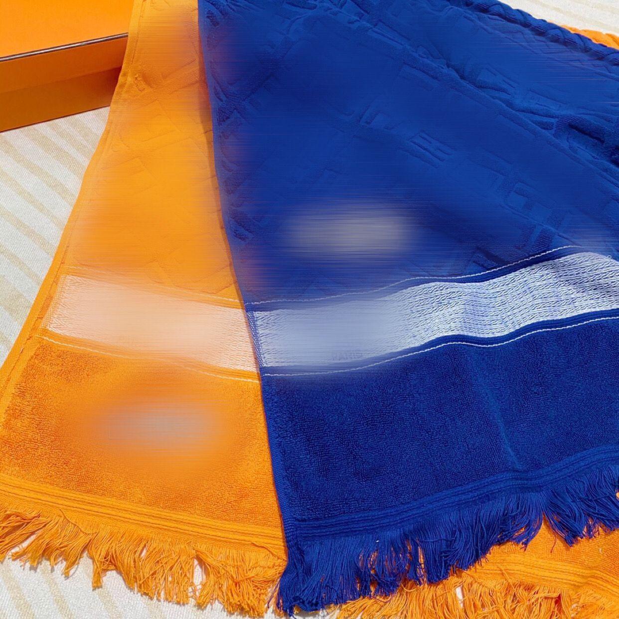 

Luxury bath towels fashion three-dimensional letter pattern top quality cotton fabrics large size bath towel 150*90cm for indoor outdoor bea, Blue