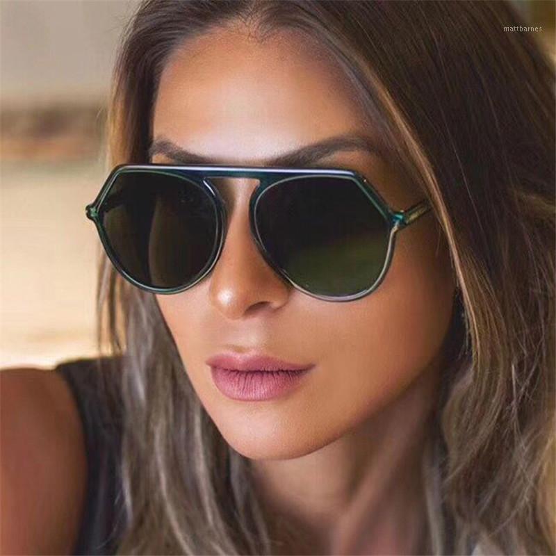 

Sunglasses 2021 Green Women Sexy Vintage Luxury Gafas Mujer Leopard Plastic Sun Glasses Female Square Eyeglasses Ladies UV400