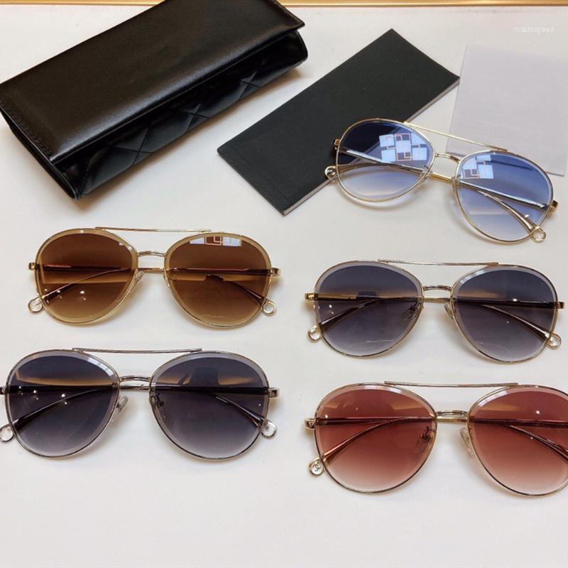 

Sunglasses Brand Designer Women's Elegant Mirror Aviation Sun Glasses Metal Frame Oculos Aviador For Woman1