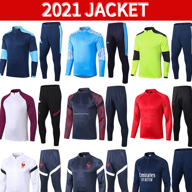 

2020 2021 Real Madrid Men Football Training Suits 20 21 Marseille MBAPPE Survetement Soccer Tracksuit Maillots de Foot Chandal Kit, Marseille green 2021