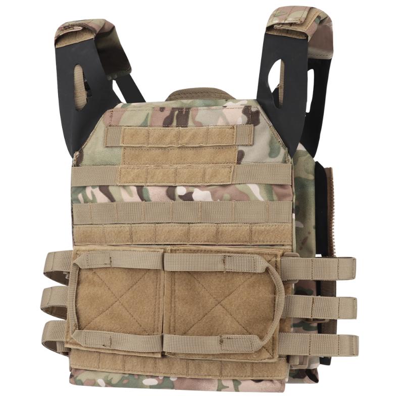

Tactical JPC 2.0 Vest 1000D Nylon Armor Jumper Plate Carrier Hunting Protective Adjustable Vest for Combat Accessories, 1-g