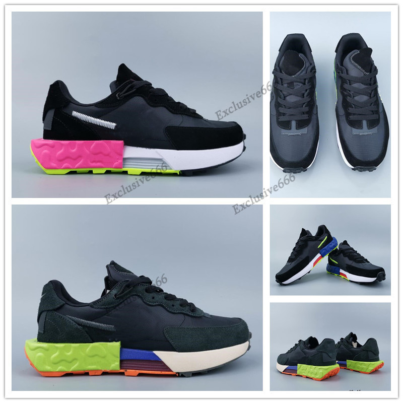 

2022 Newest Fontanka Waffle Men Women Running Shoes Triple Black Volt Pink Royal Outdoor Sports Sneakers DC3579-001 Trainers Casual, ##