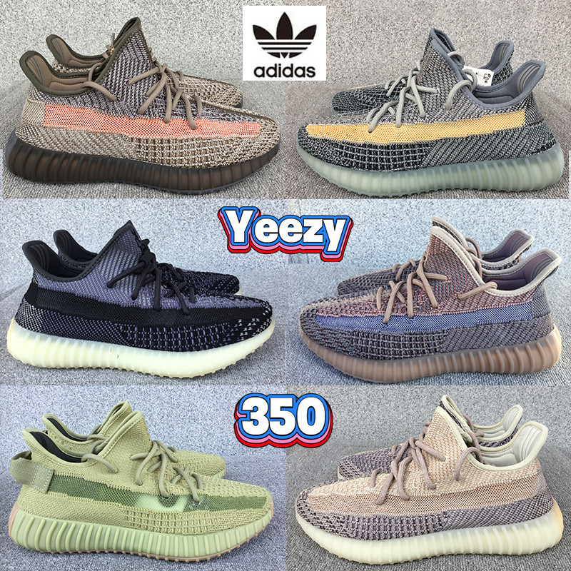 

Adidas Yeezy 350 running Shoes Ash stone blue pearl v2 mens Fade carbon earth Sand sulfur Taupe Marsh linen cinder reflective men women sneakers, 47# bubble wrap packaging