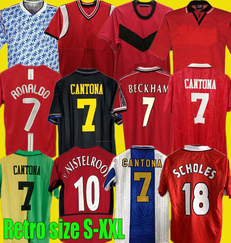 

2002 1990 1998 CANTONA KEANE Retro Soccer jerseys Solskjaer mans 2007 2008 1992 1994 1996 1999 2000 07 finals football shirts Giggs Rooney UTDs SCHOLES BECKHAM Vitage, 94/96 away