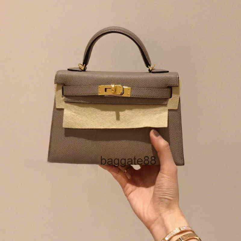 

Designer bag 2022 Luxurys Designer Handbags New Women's Leather Second Generation KELYs Mini One Shoulder Messenger Bag Women Herme Bags Birkins
