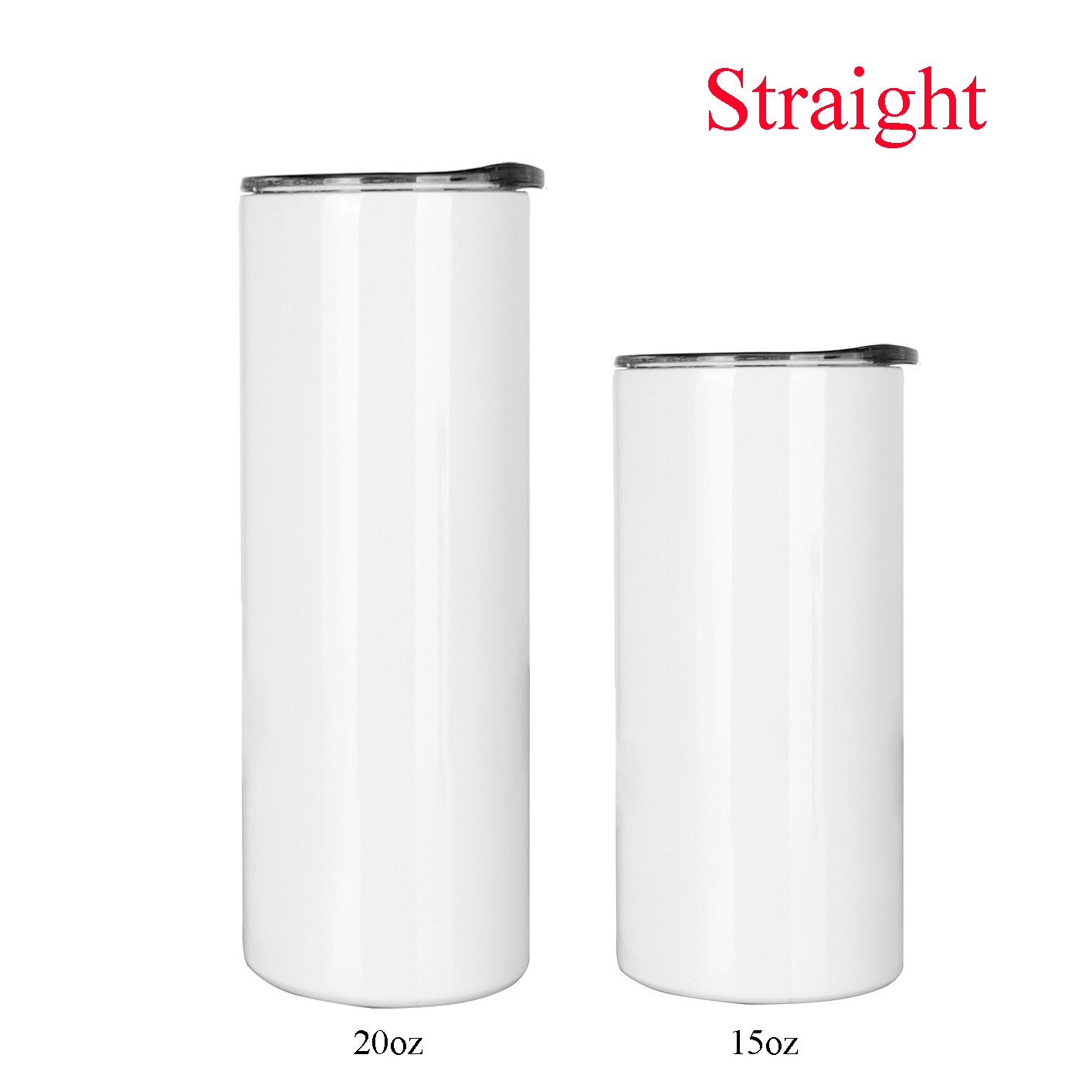 

20oz Sublimation Straight Skinny Tumbler Blank Mug Cup Stainless Steel the Same Width from Up and Down, Up to $12 off $100
