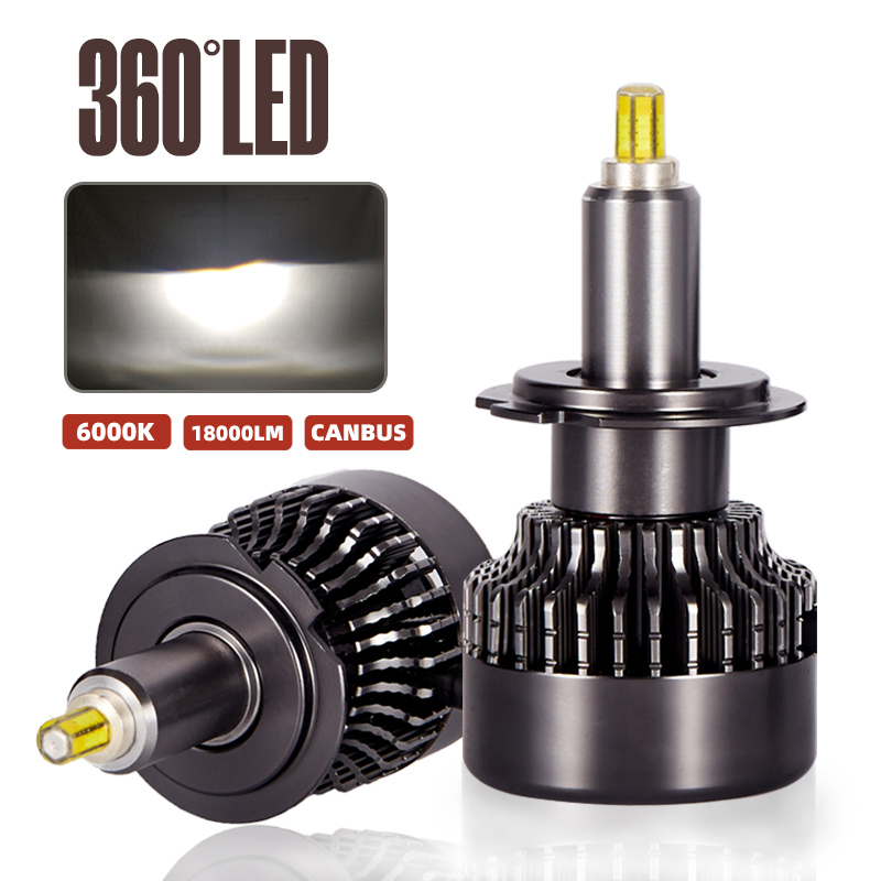 

Turbo Led H7 Canbus 360° Car Headlight Bulbs H1 H8 H11 H16 9005 9006 9012 LED Lamp 12V 6000K 18000LM 360 Degree Mini Diodes
