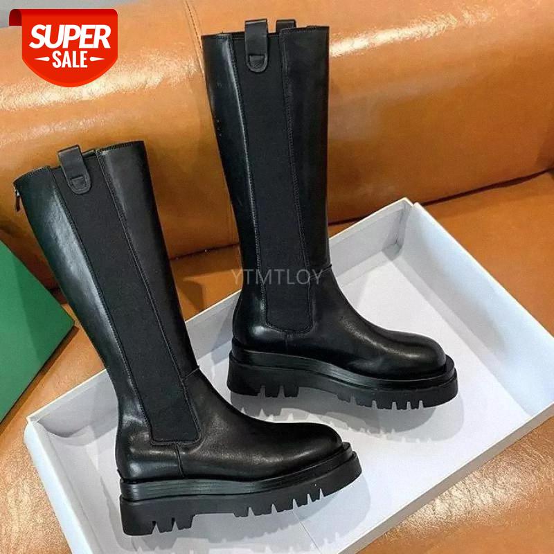 

Female Winter Warm Long Riding Boots Quality Genuine Leather High Heels Night Club Shoes Woman New Knee High Zipper Botas Mujer #5p4N, Black