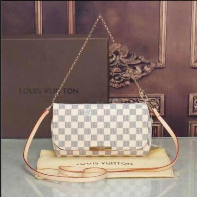 

LV LOUIS VITTON&#1FAVORITE Women Shoulder Bag Leisure Crossbody Chain Bags Fashion Small PU Leather Messenger Bag Lady Handbags