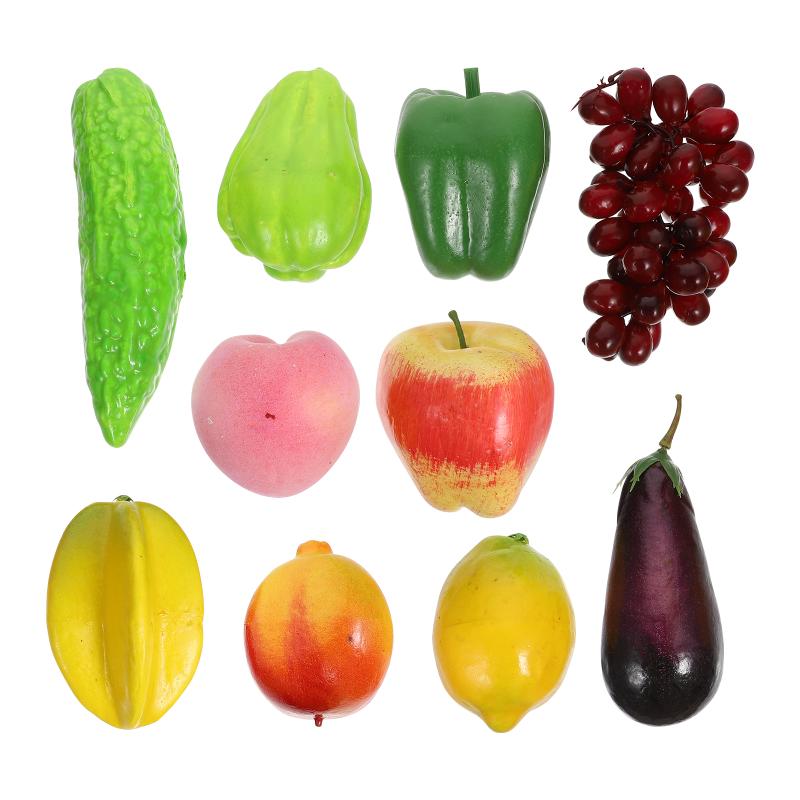 

Party Decoration 1 Set Simulated Fruit And Vegetable Models Fake Po Props