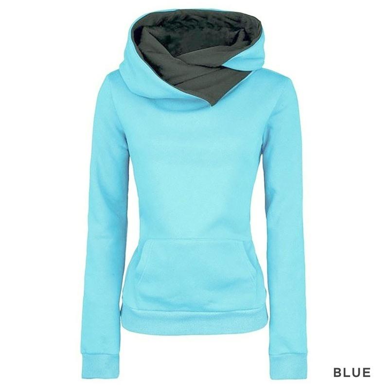 

Women' Hoodies & Sweatshirts ZOGAA Women 6 Colors Fashion Casual Long-sleeved Hooded Jacket Pullover -4XL, Black