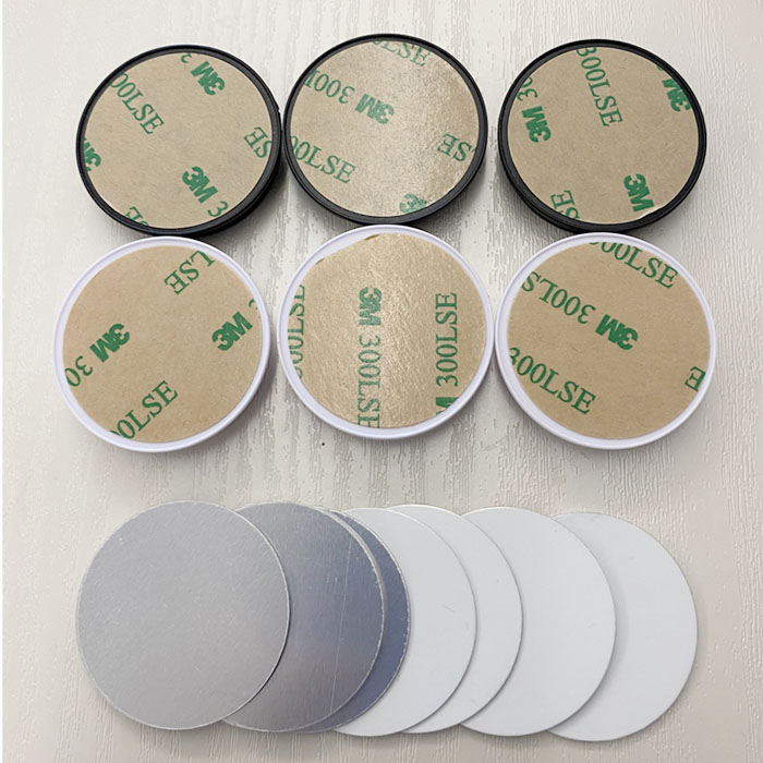 

Sublimation Phone Grip Aluminum Plate Blank cellphone holder for Customized car Stand Mount Holders Bracket, Black