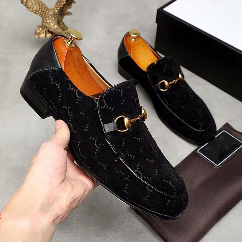 

Brand men Dress Shoes High Quality luxury Oxfords genuine leather Designers loafers, Color 3