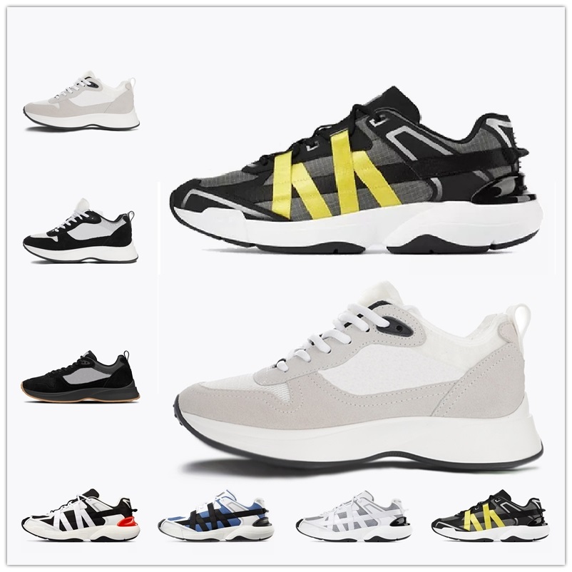 

With box]2021 Best B25 B24 Oblique Runner Sneaker Men Platform Shoes Designers Black White Suede Leather Trainers Mesh Lace-up Casual Shoes