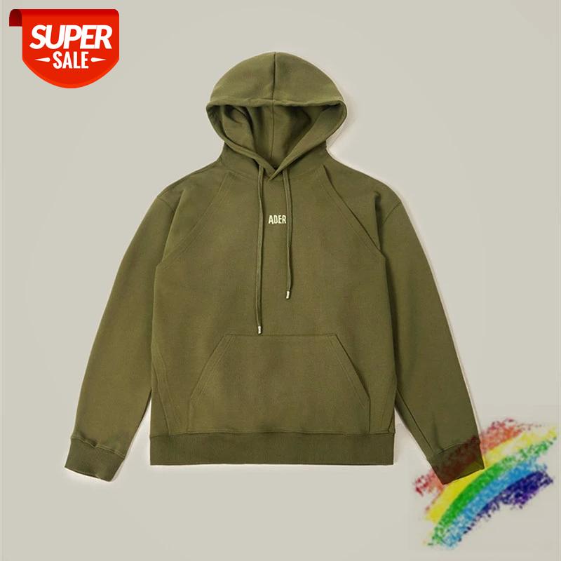 

2020fw Adererror Hoodie Women Men 1:1 Best Quality Ader Error Black Gray Blue Army Green Pullover Hooded #Ex9V
