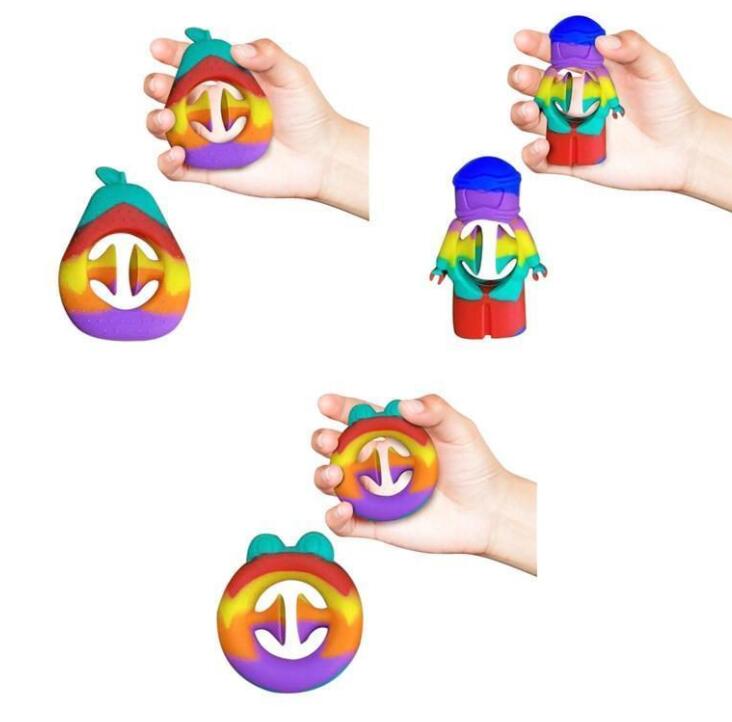 

UPS Fidget Toys Relieve Adult Stress Soft Decompression Toys Kawaii Children Messenger Bag Cute Anime Coin Purse