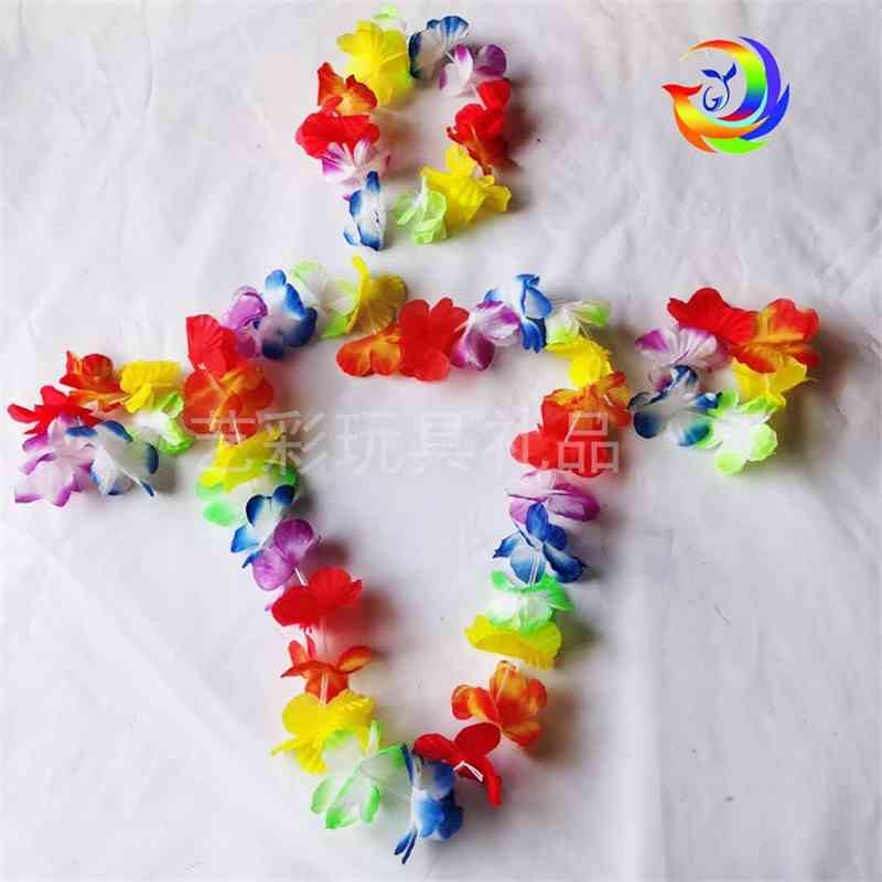 

Garland Hawaii garland Bracelet party four piece creative dance performance props simulation flower