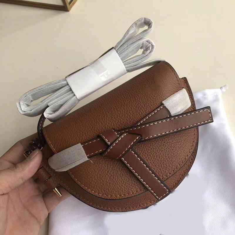 

evening bags designer luxury handbag purse genuine leather loevy crossbody puzzel women shoulder designer fashion semicircular soo2