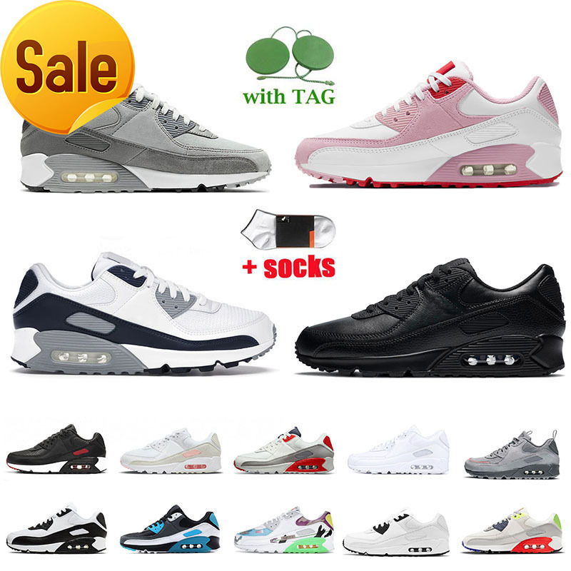 

New Men Women Running Shoes US12 Surplus Obsidain White Black Light Smoke Grey Flyleather Valentines Day Cushions Fashion, C18 leather triple black 36-46
