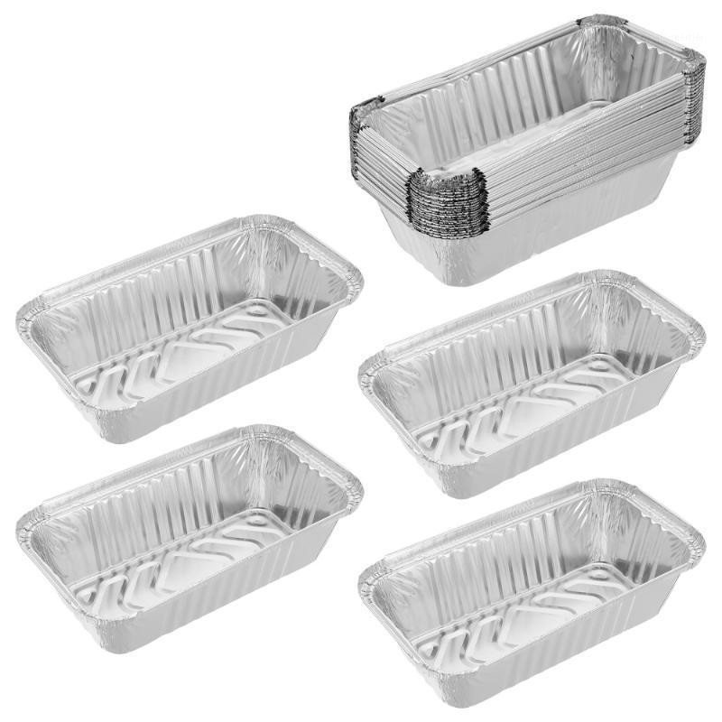 

Gift Wrap 25pcs Disposable Foil Pans Safety Tin Barbecue Box Chic Container