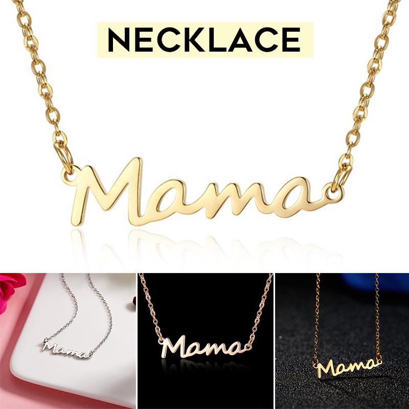 

Chains Mama Charm Necklace Chocker Letters Pendant Gift Jewelry For Thanksgiving Day Mother's To Your Mum MU8669