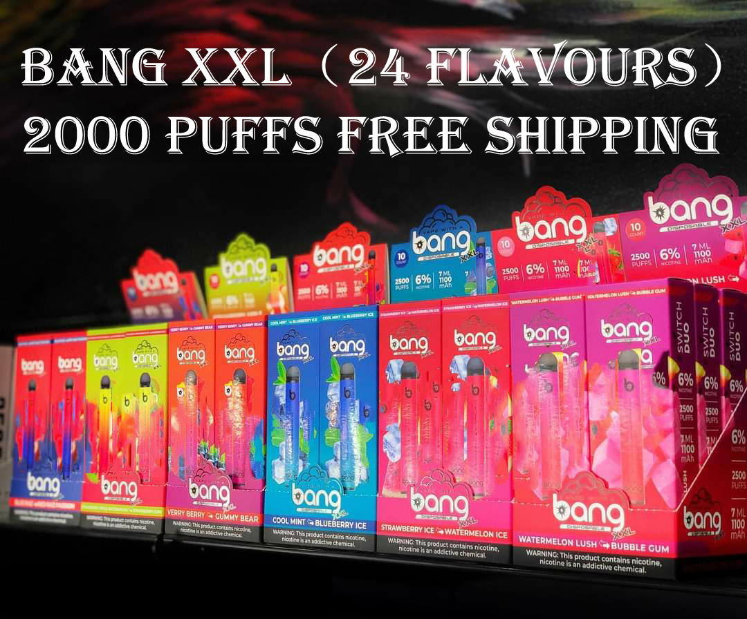 

Bang XXL Disposable Pod Device 800mAh 2000Puff XTRA Prefilled 6ml Vape Stick Pen Portable Mini Vapor System VS Puff XXL Airis XL Puff Xtra