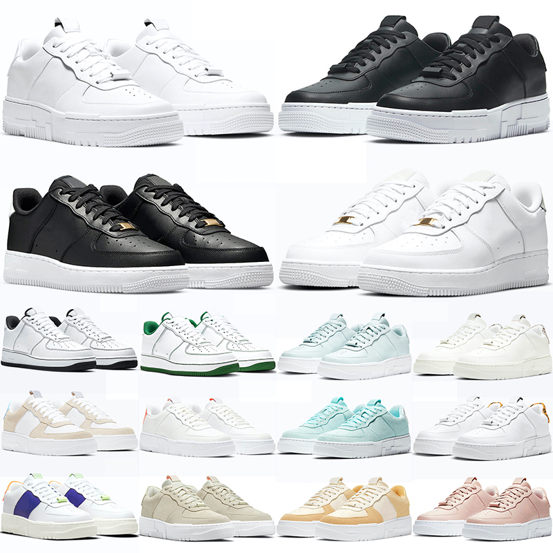 

High Quality 1 Pixel Running Shoes Men Women Triple Black White Ghost Aqua Sail Particle Beige Mens Womens Trainers Sports Sneakers, #3 white pine green 36-45
