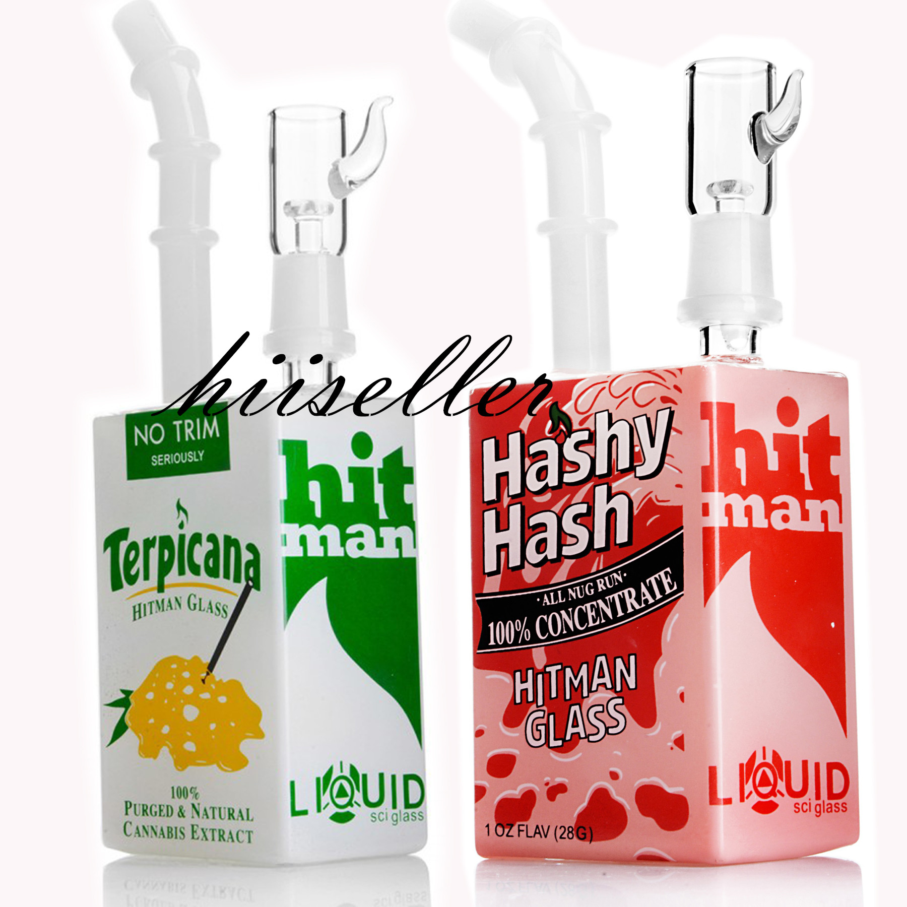 

7.8 inchs Juice Box oil Rigs beaker bong 14mm joint nail glass water bongs smoking accessories water pipe hookahs shisha dab