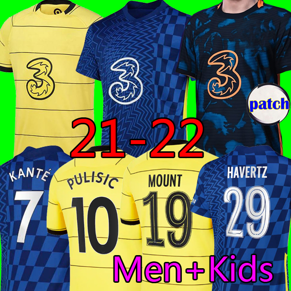 

21 22 chelsea soccer jerseys T.SILVA PULISIC KANTE 2021 2022 away yellow top Football kits shirts MOUNT CHILWELL ZIYECH WERNER shirt Men + Kids sets uniform, Kids home