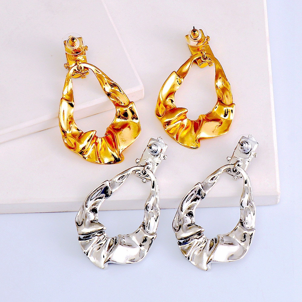 

Ins Same Paragraph Metarl Dangle Drop Earrings for Women High Quality Za Earring Jewelry Wholesale Gift 2021
