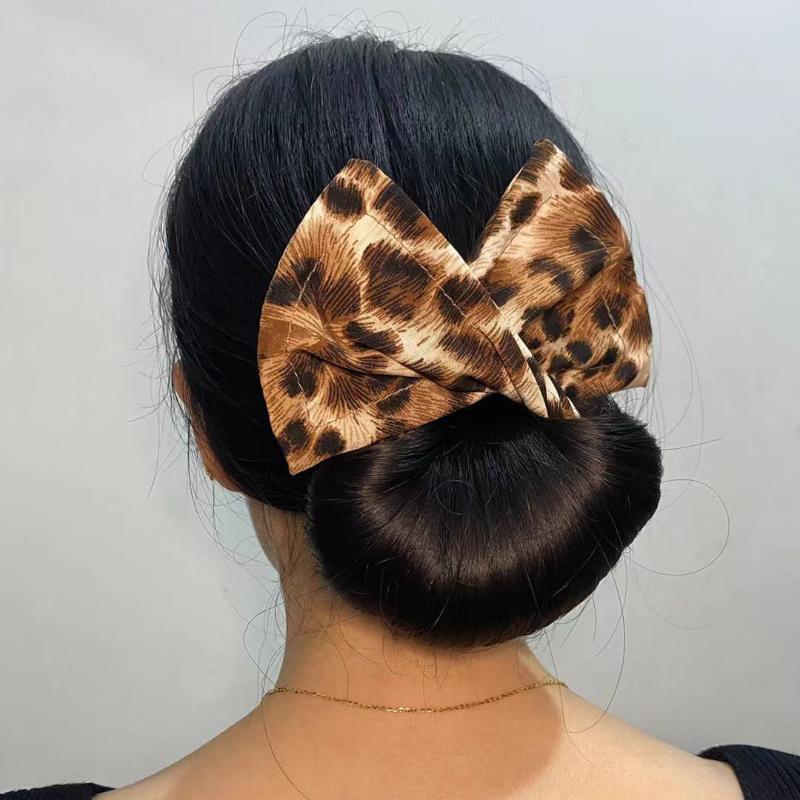 

Hair Accessories Big Bowknot Women Twist Styling Tools Fashion Band Bows Knotted Accessorries Clips