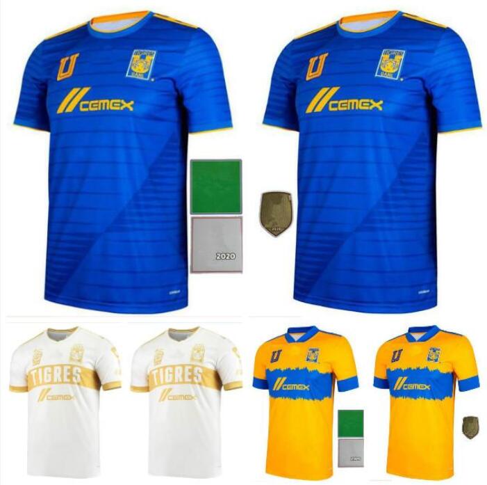 

liga mx 2021 2022 Tigres UANL Soccer Jersey Home away 3rd GIGNAC 21 22 finals LOPEZ VARGAS Pizarro Football Shirts camisetas S-3XL, Black;yellow