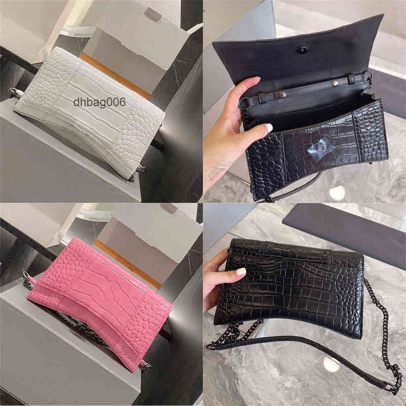 

Handbags Designer 2022 Fashion Balencaigas Hourglass Bag Winter Fluffy Top Quality Black Small Handle Purse HO5H