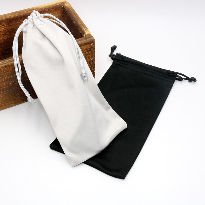 

New black eyeglass superfine fiber sunglasses bag