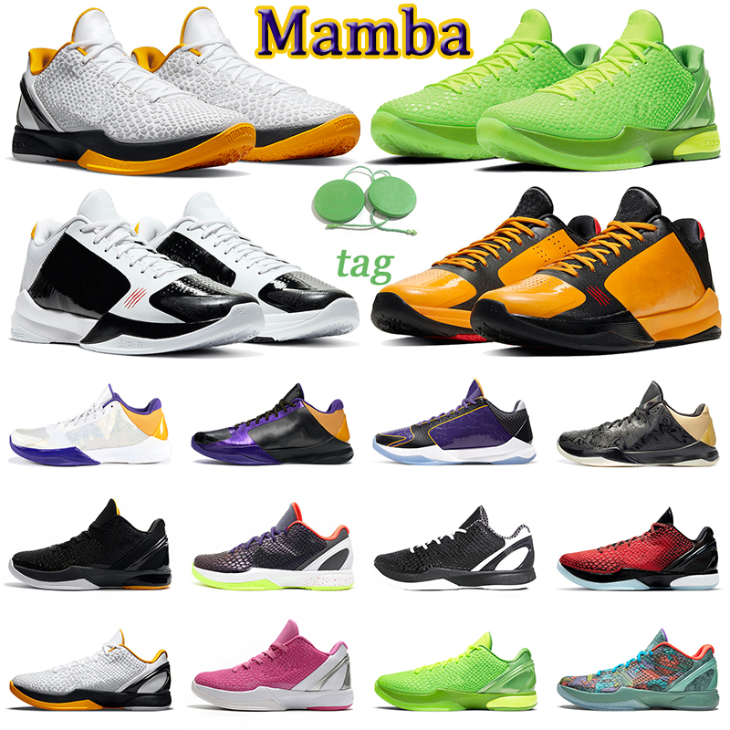 

Mamba Zoom 6 Protro Grinch Basketball Shoes Men Blackout What If Prelude Big Stage Chaos 5 Rings Mambacita Mens Trainers Sports Sneakers, 6 protro prelude