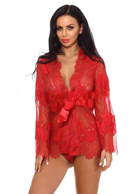 

Selling Products Sexy Underwear Sexy Transparent Seductive Lace 211203, Red