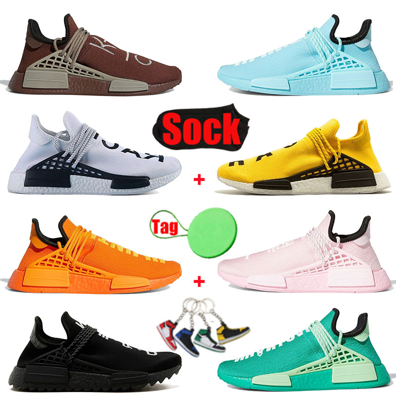 

Pharrell Williams Classic Solar Pack Running Human Race nmd shoes for Trainers Women Men Extra Eye Orange Hu Bright Yellow Outdoor High quality Sports Sneakers, Pale nude 36-47