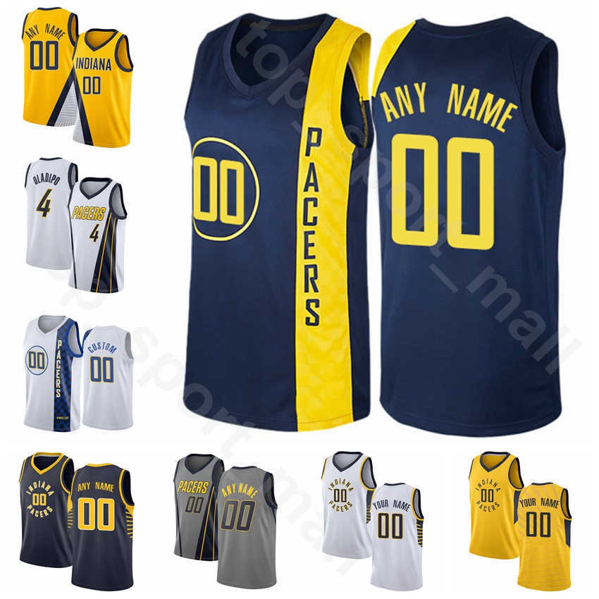 

Screen Printed Basketball Terry Taylor Jersey 32 TJ McConnell 8 Tyrese Haliburton 0 Isaiah Jackson 23 Goga Bitadze 88 Jalen Smith 25 Blue White Team Colors Sport Fans, Men new