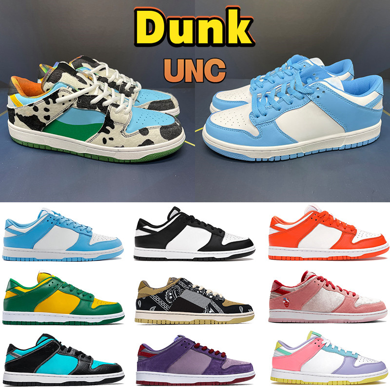 

Newest Dunk UNC Coast men running Shoes white black chunky dunky cactus green glow fuchsia kentucky brazil flom low women mens designer sneakers, Bubble wrap packaging