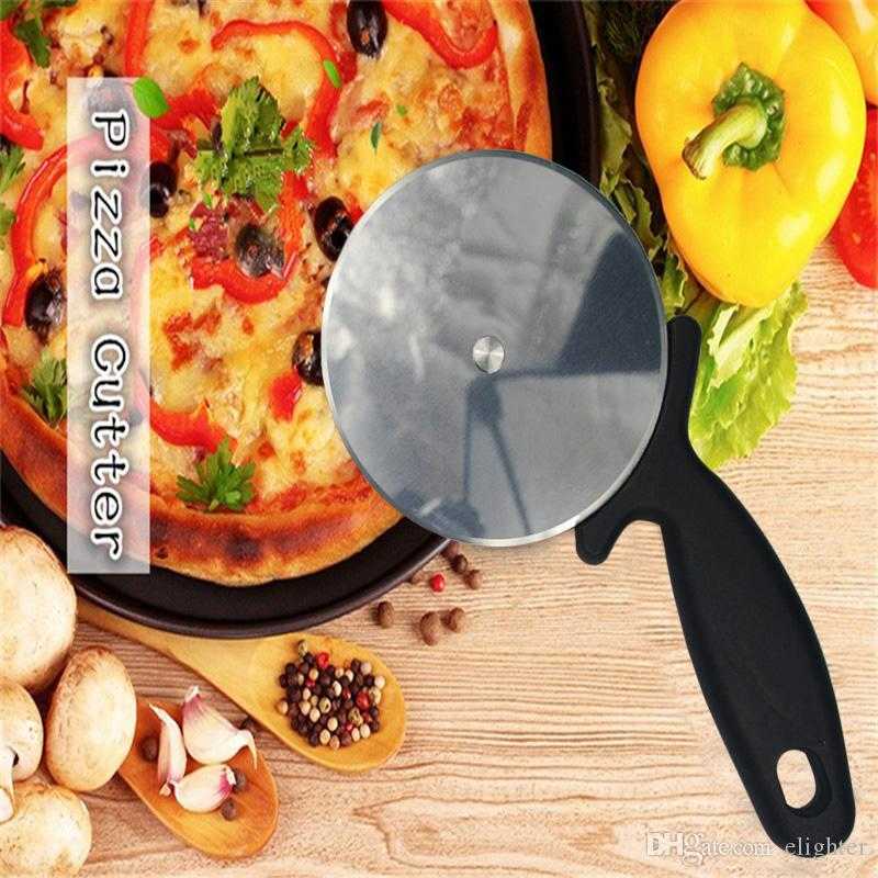 Stainless Steel Pizza Cutter Round Shape Pizza Wheels Cutters Cake Bread Round Knife Cutter Pizza Tools
