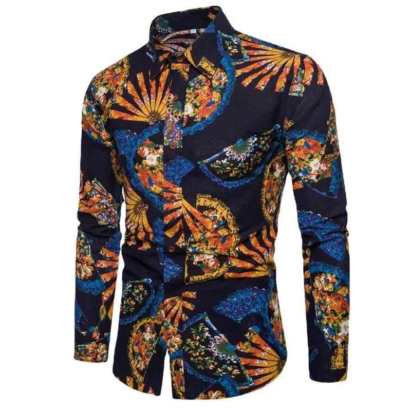 

Plum Comfortable Men's Long Sleeve Shirt High Quality Comfortable Fit Fashion Retro Style Travel Office Entertainment, White;black