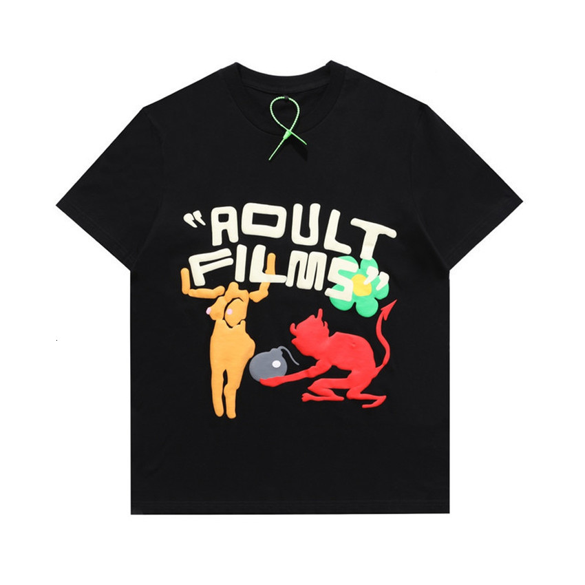 

2021 New High Quality Foaming Printing Cpfm.xyz Adult Films t Shirt Women 1:1 Unisex Top Tees T-shirts Men Clothing 40pt