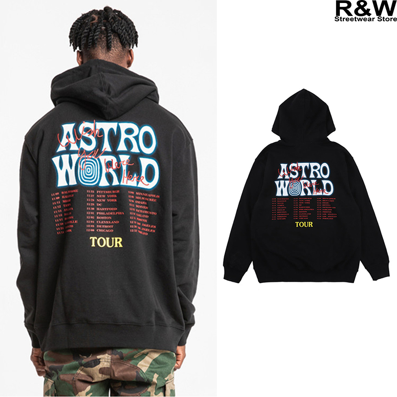 

Travis Scott - men's Hoodie, hip-hop clothing, retro, astroworld, cactus, , lightning, stamping letters, punk, winter, White