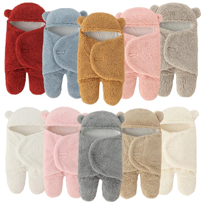 

Sleeping Bags Born Baby Wrap Blankets Bag Envelope For Soft Infant Sleepsack Cocoon 0-9 Months
