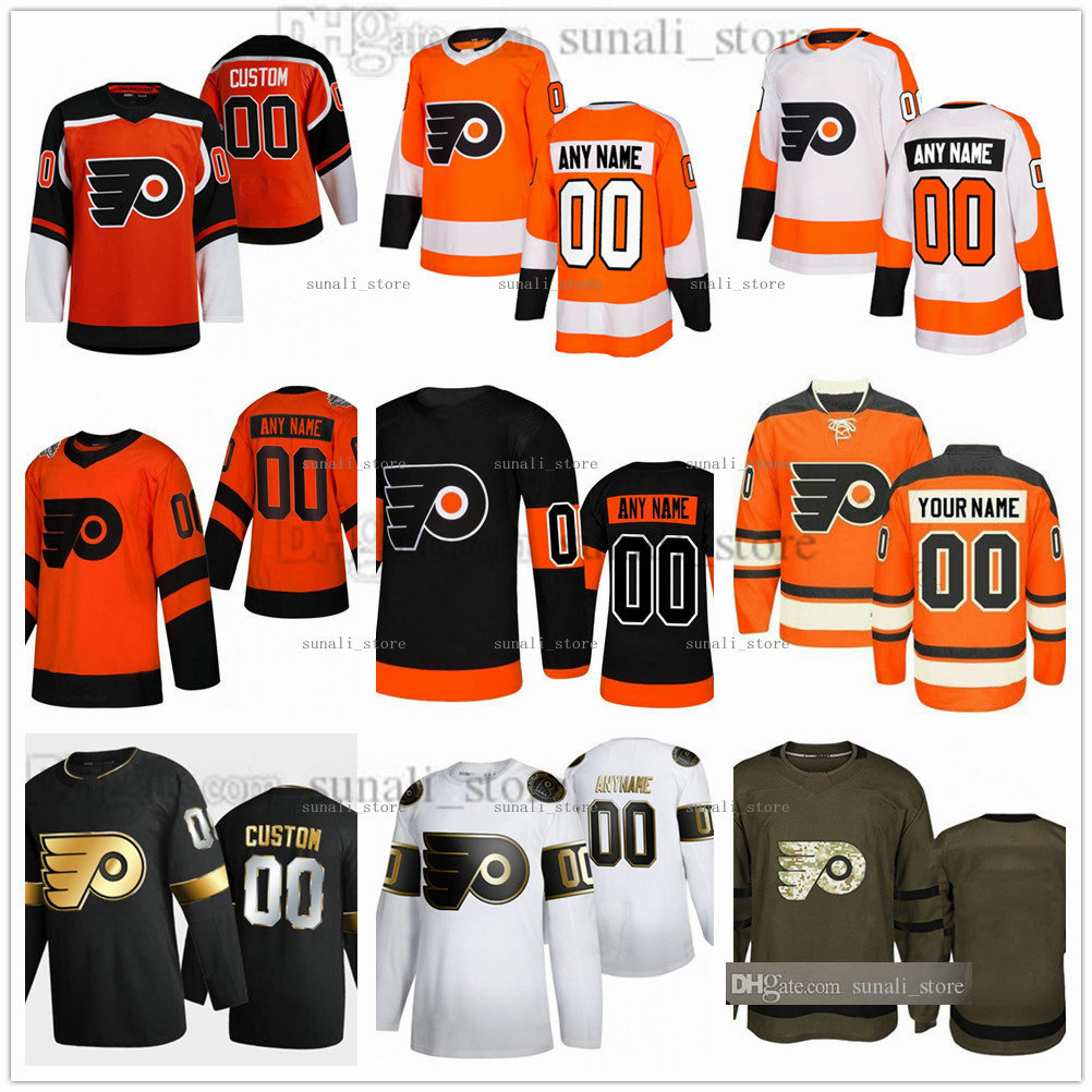 

A Stitched Hockey Jersey 25 James van Riemsdyk 4 Ryan Ellis 70 Rasmus Ristolainen 6 Travis Sanheim 55 Nick Seeler 3 Keith Yandle 45 Cam York, Black;red