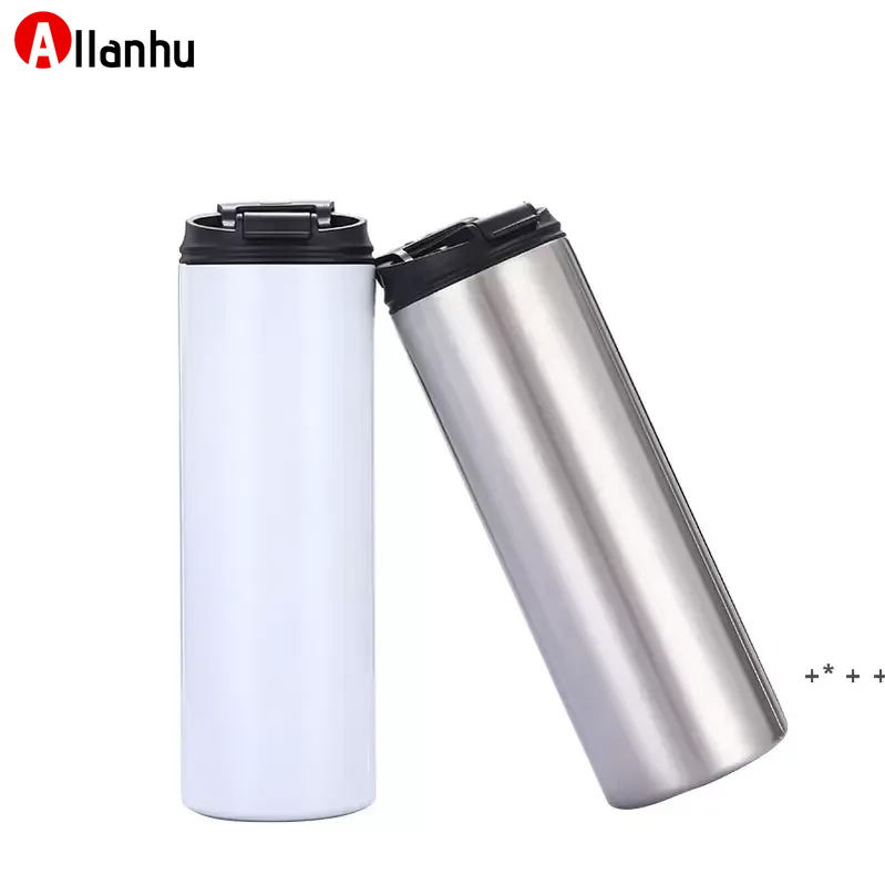 

NEW! Sublimation 20oz straight tumbler straw lids tumbler straw sippy cup skinny tumbler Heat transfer mug water bottle travel mug bysea, As pic